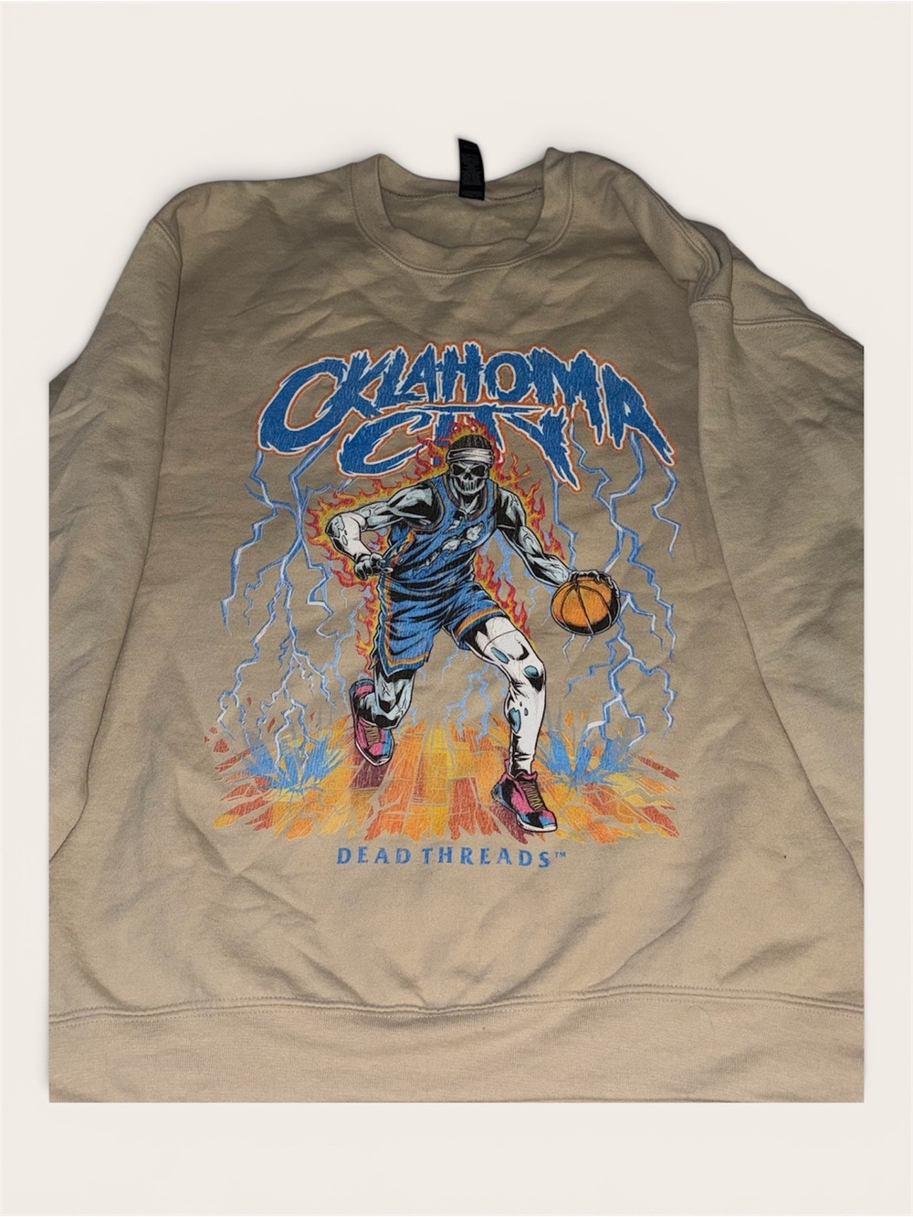 Oklahoma City Thunder Shai Gilgeous-Alexander Deadthreads Sweatshirt Size L